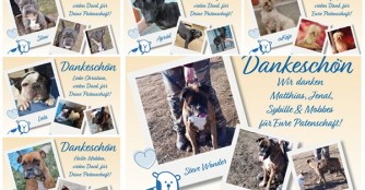 Wir sagen Danke f&uuml;r die Patenschaften im M&auml;rz!
