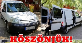 Das neue Auto ist da! Vielen Dank!